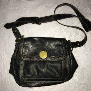 Axcess Black Leather Medium Size Purse